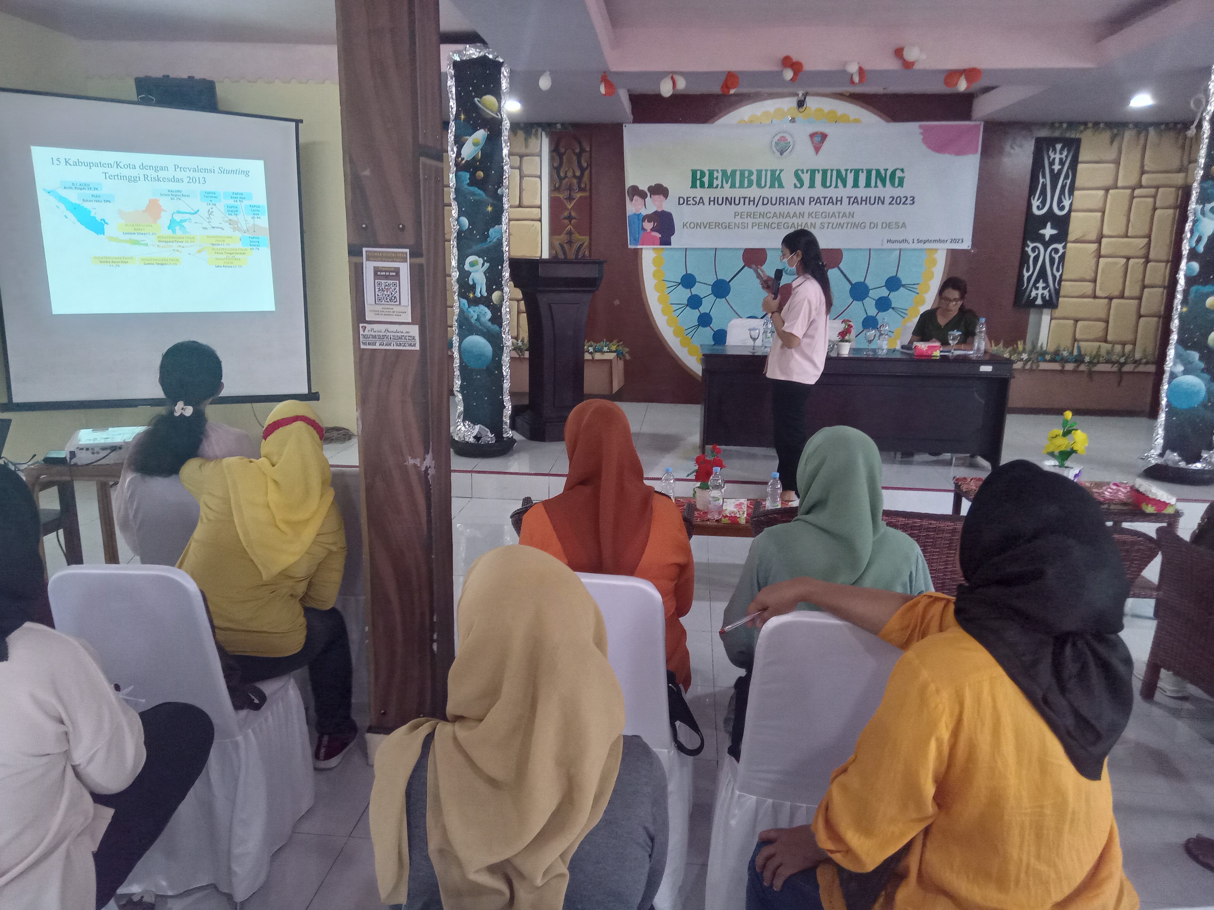 Penyampaian materi Dokter Puskesmas Rumahtiga